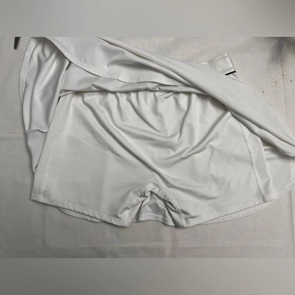 Nike Dri-FIT White Tennis Skort Skirt Shorts Size Large - Picture 4 of 8